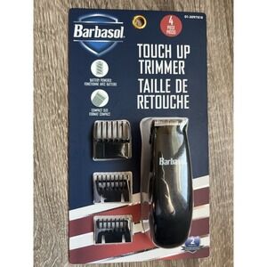 Barbasol Touch Up Trimmer 4-Piece Set Compact Battery Powered Grooming Kit